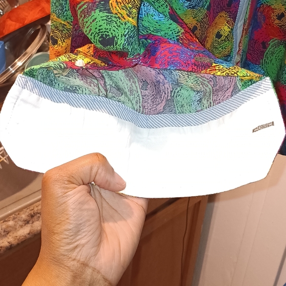 TR Premium Men’s Geometric Button Up Dressy Casual Shirt Spring Summer Size XXL - Picture 5 of 6